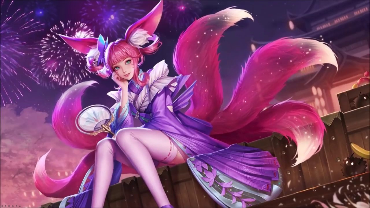Hồ ly anime đáng yêu và ma mị