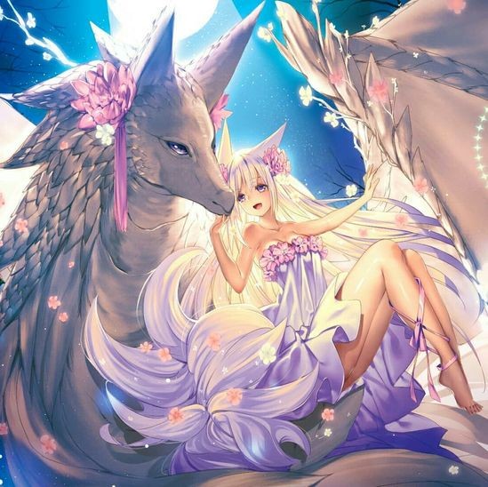 Hồ ly anime với sự tinh nghịch