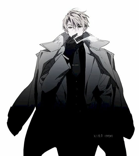 Hút thuốc trong anime thường đi kèm với ánh mắt đầy suy tư và mệt mỏi