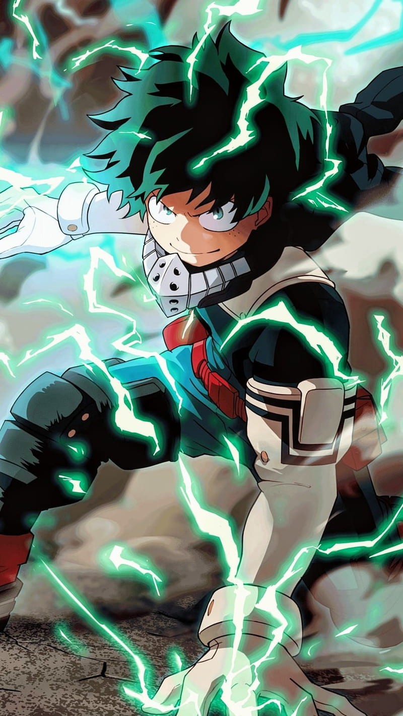 Izuku toát lên sự lạc quan và niềm tin vào bản thân