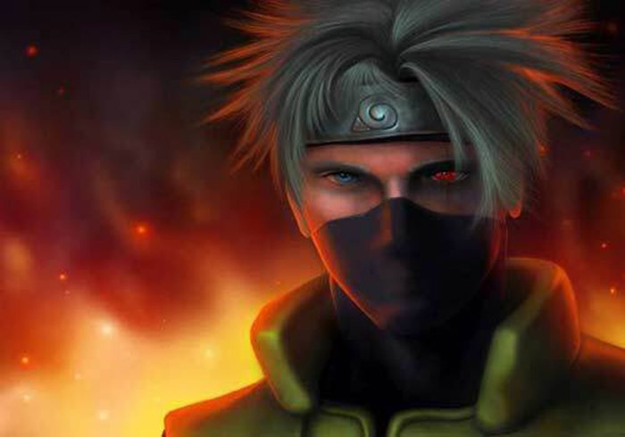 Kakashi Hatake với ánh mắt lạnh giá