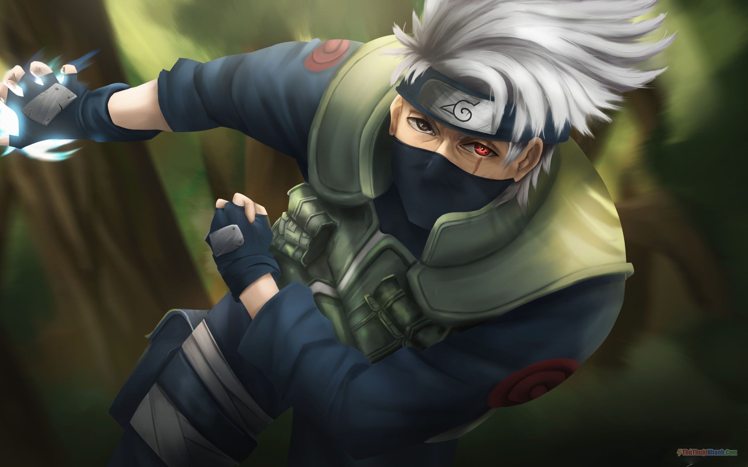 Kakashi Hatake với băng bảo vệ trán