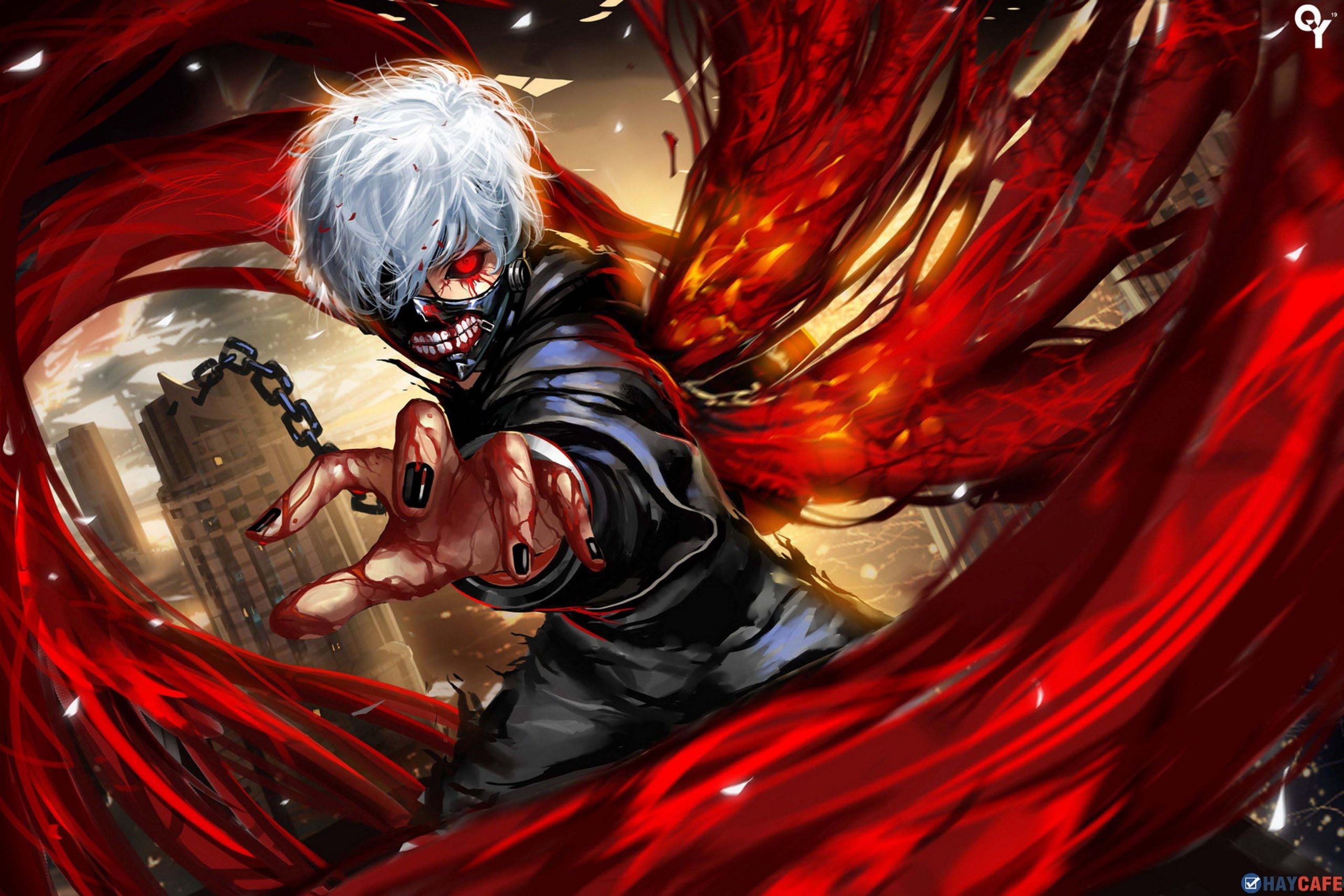 Kaneki nét mặt cương nghị và tâm hồn tổn thương