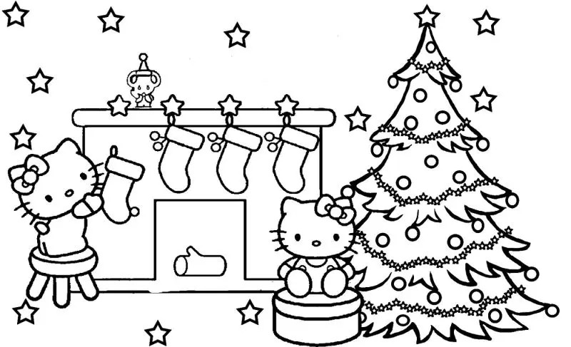 Kho hình tô màu Noel miễn phí