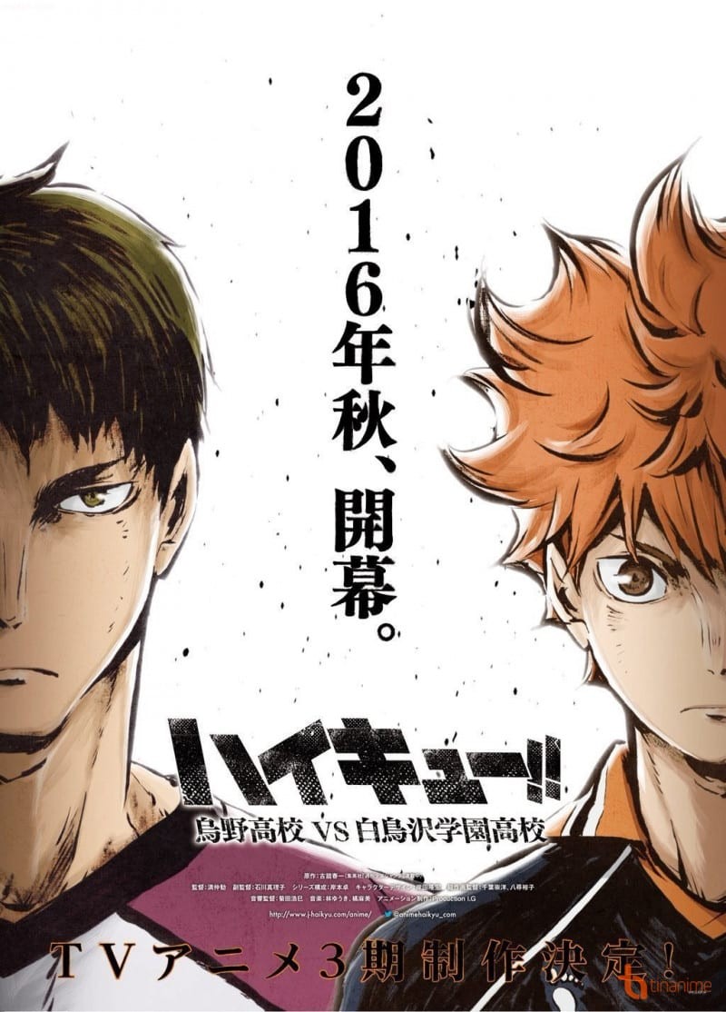 Khoảnh khắc căng thẳng trong trận bóng chuyền anime