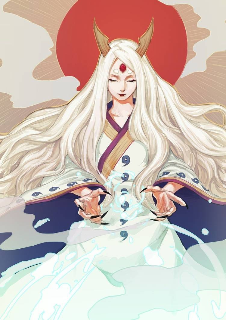 Không gian xung quanh Kaguya tạo nên bầu không khí kỳ ảo
