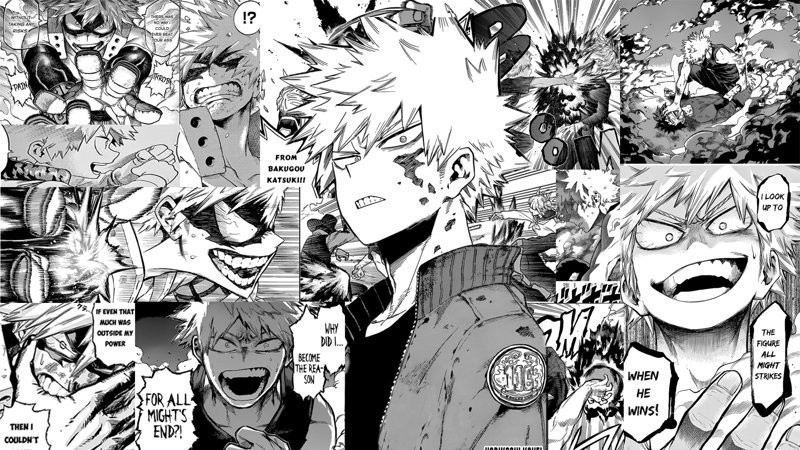 Khung cảnh đầy năng lượng và tinh thần chiến đấu của Bakugou