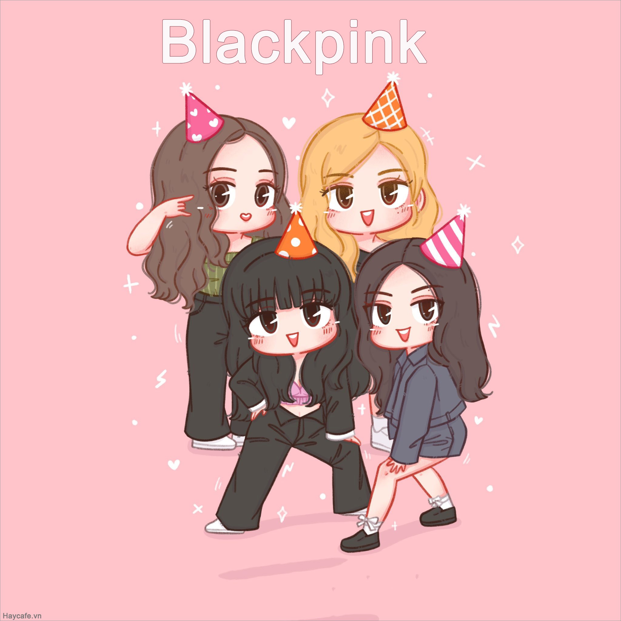 Khung cảnh nghệ thuật anime của Blackpink