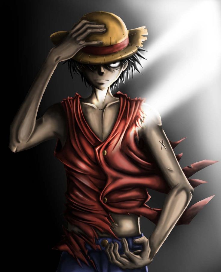 Luffy chibi cute với nét dễ thương đáng yêu