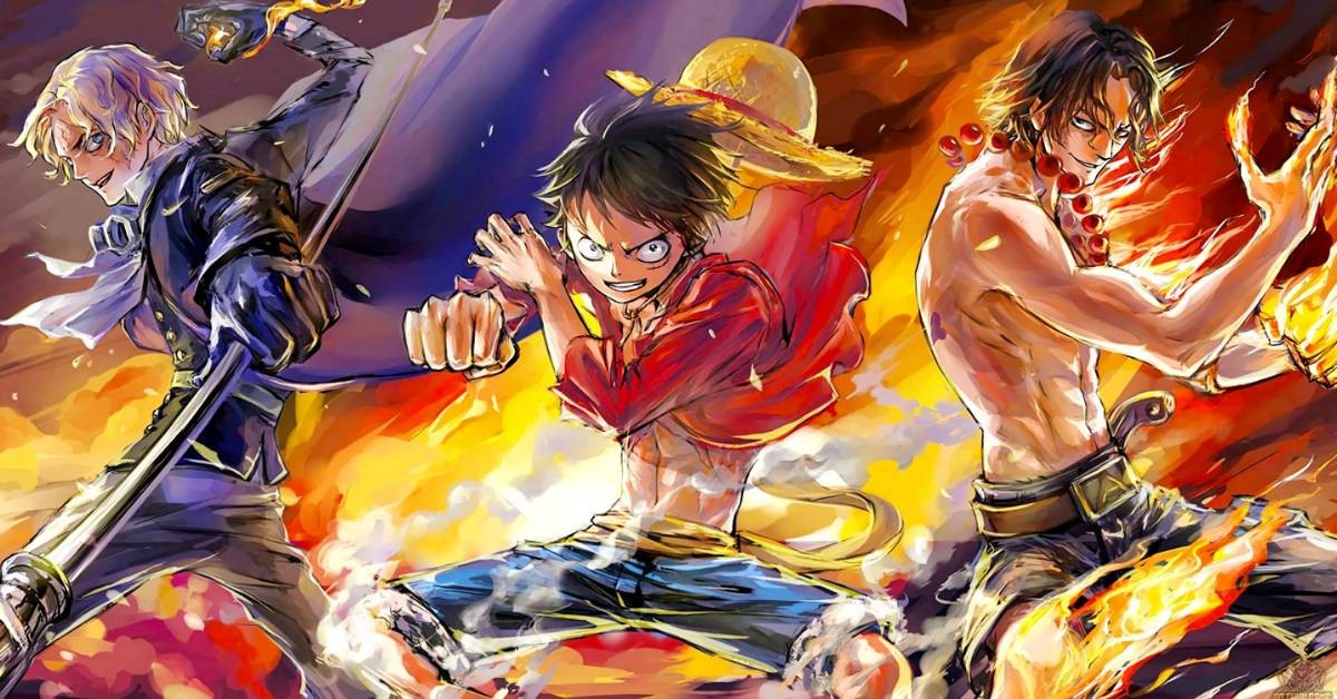 Luffy đang chiến đấu với sức mạnh bùng nổ