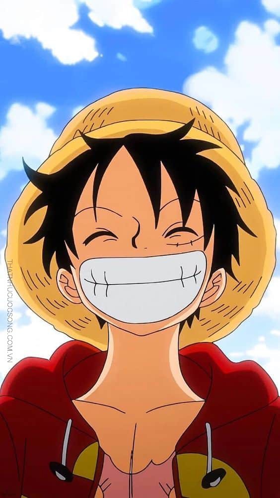 Luffy Gear 5 với ánh mắt lạnh lùng