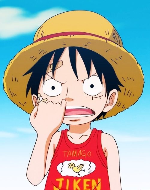 Luffy Gear đáng yêu với đôi mắt sáng rực