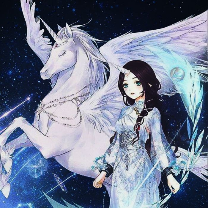 Ma cà rồng anime đứng trên đỉnh đồi dưới ánh trăng
