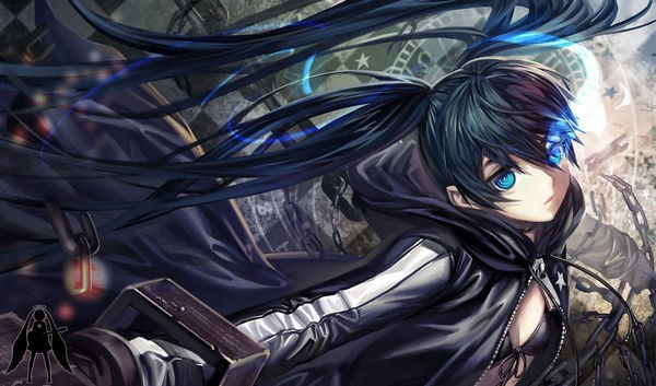 Ma cà rồng anime với chiếc áo choàng đen tạo nên vẻ quyền uy