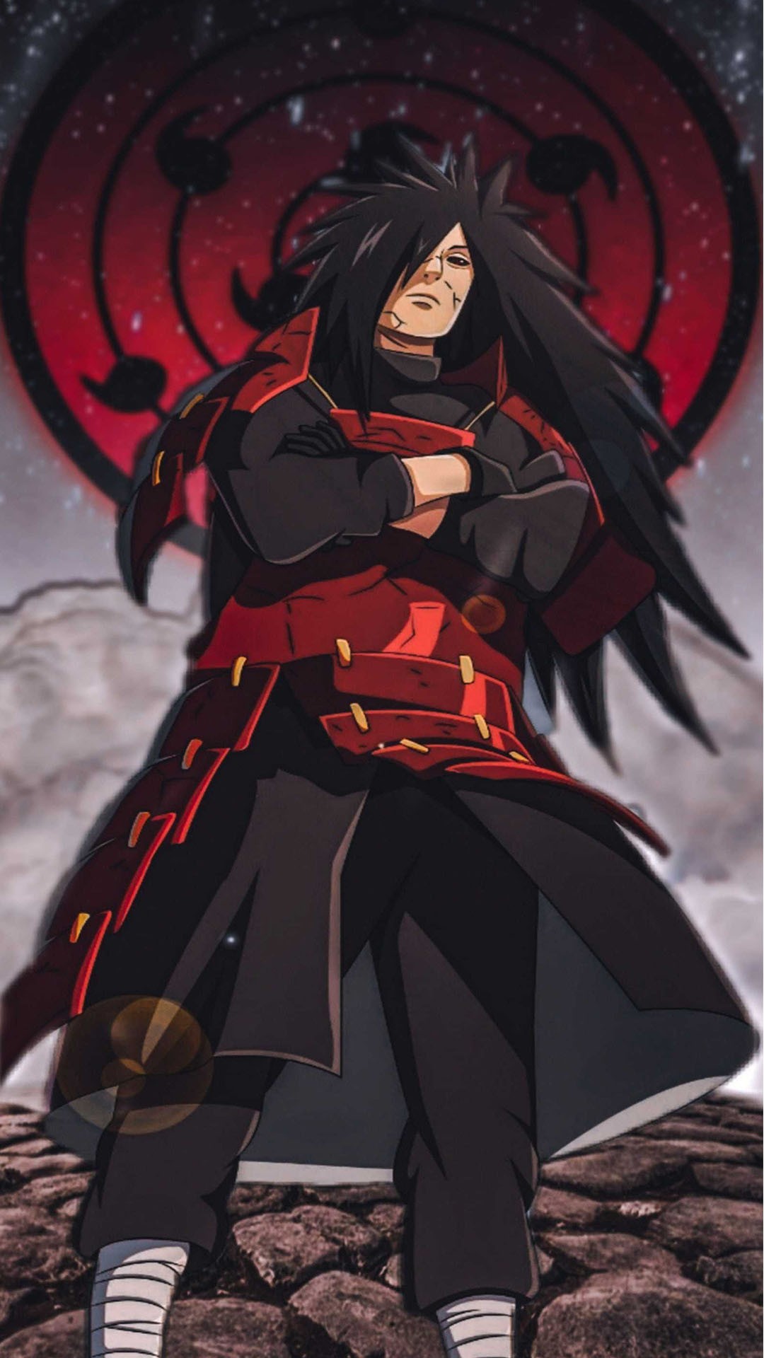 Madara lục đạo với vẻ ngoài lạnh lùng, ánh mắt quyết đoán như có thể nhìn thấu vạn vật