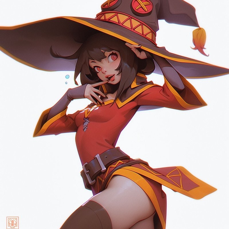Megumin biểu cảm lôi cuốn