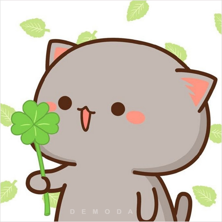 Mèo Anime cute với nét mặt hồn nhiên