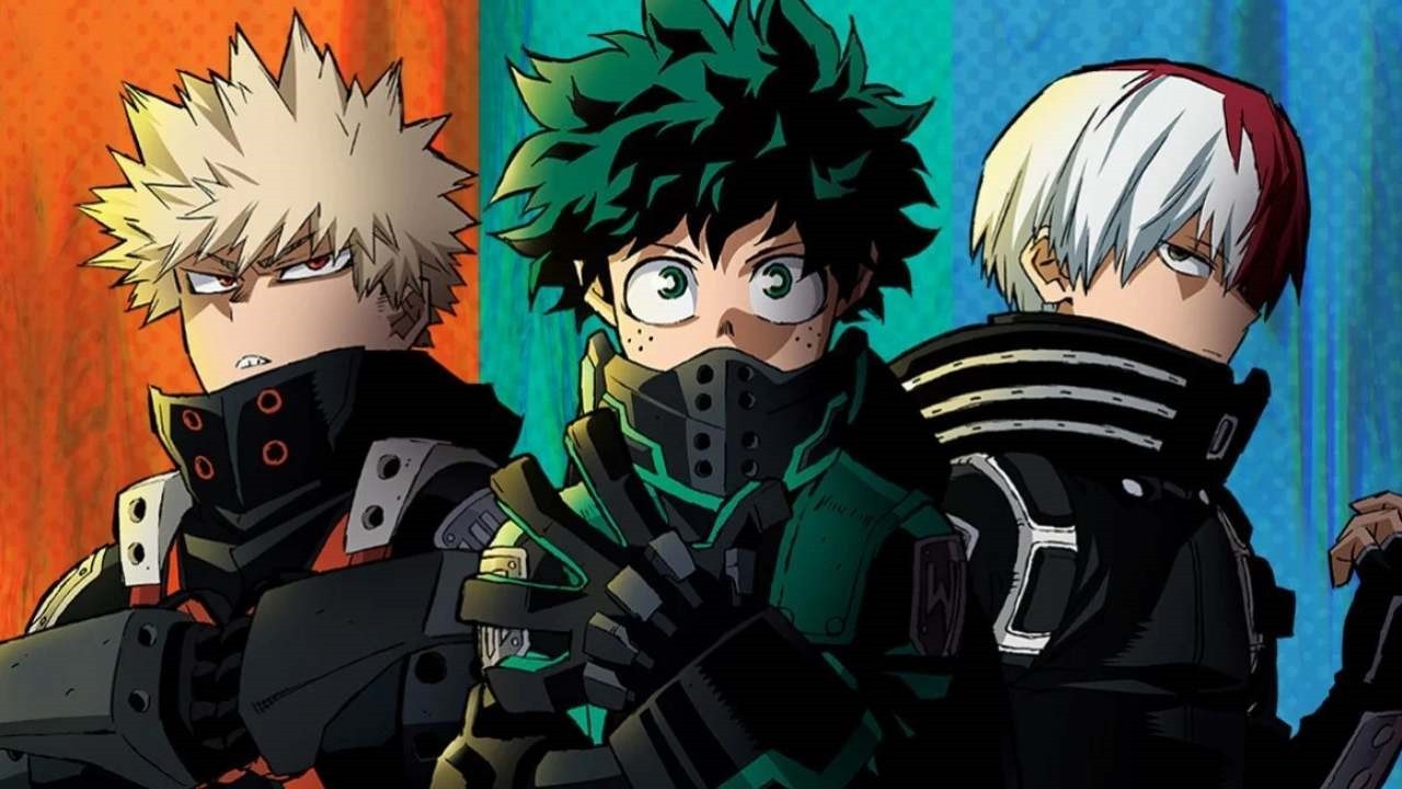 Midoriya Izuku ngầu với tư thế mạnh mẽ và quả cảm