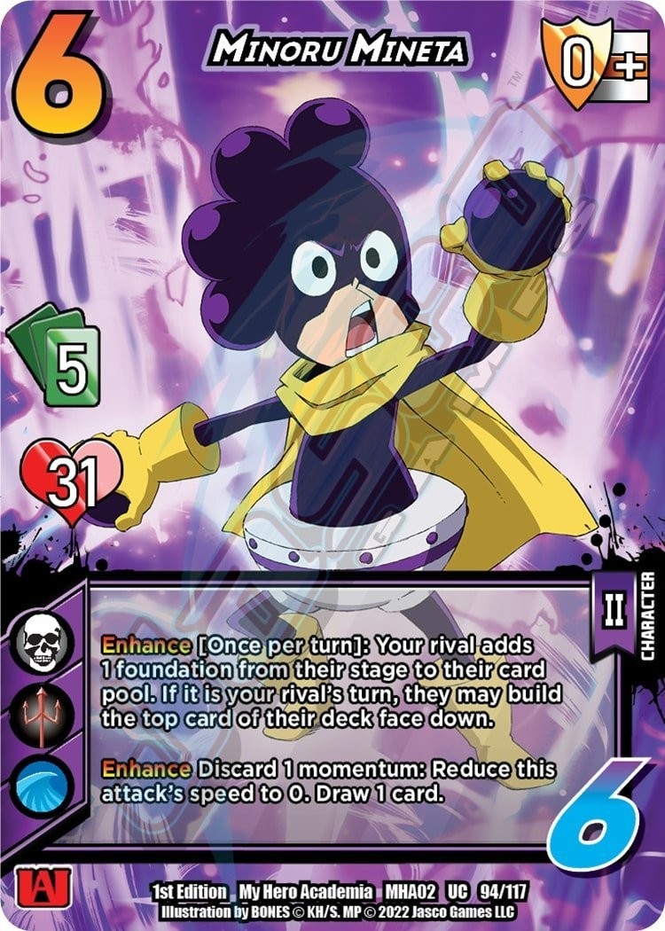 Minoru Mineta với biểu cảm hóm hỉnh