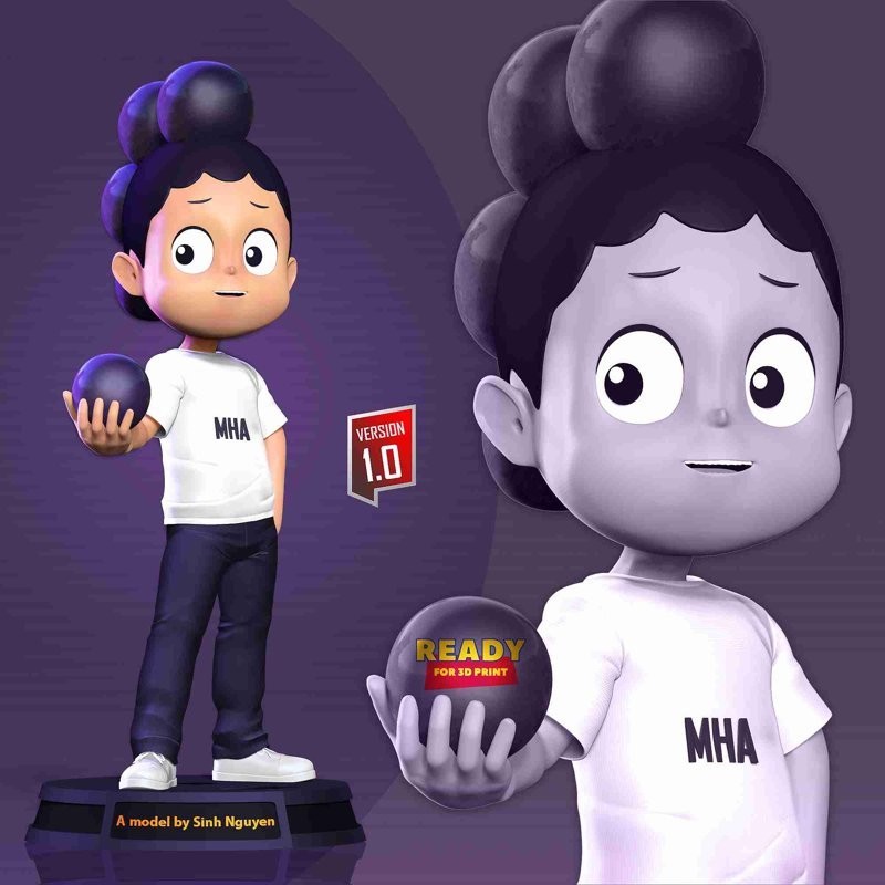 Minoru Mineta với mái tóc nho
