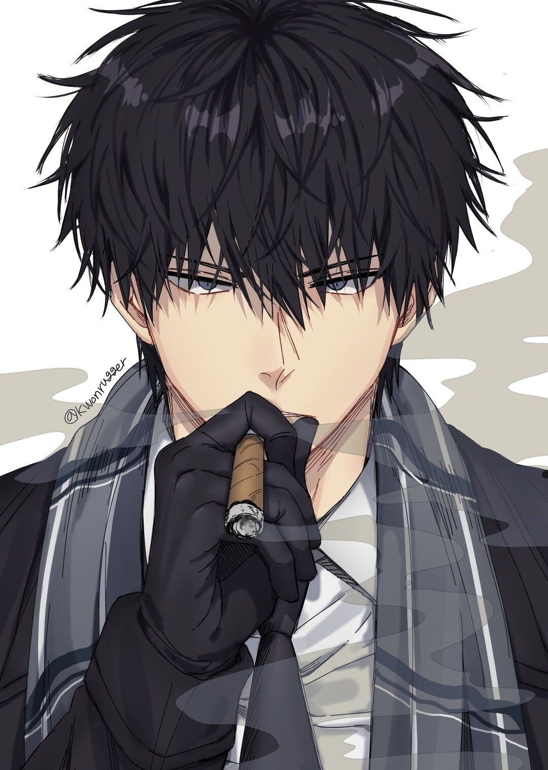 Một cảnh hút thuốc trong anime mang lại không gian đầy tĩnh lặng và suy nghĩ
