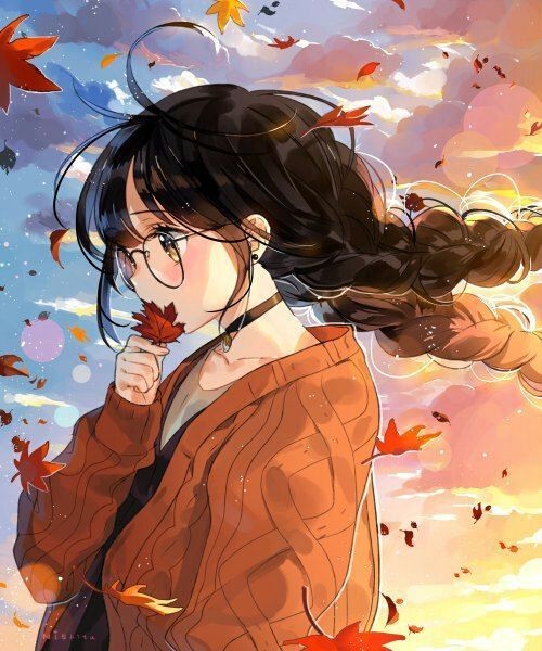 Một đôi mắt sau cặp kính anime phản chiếu sự thông minh