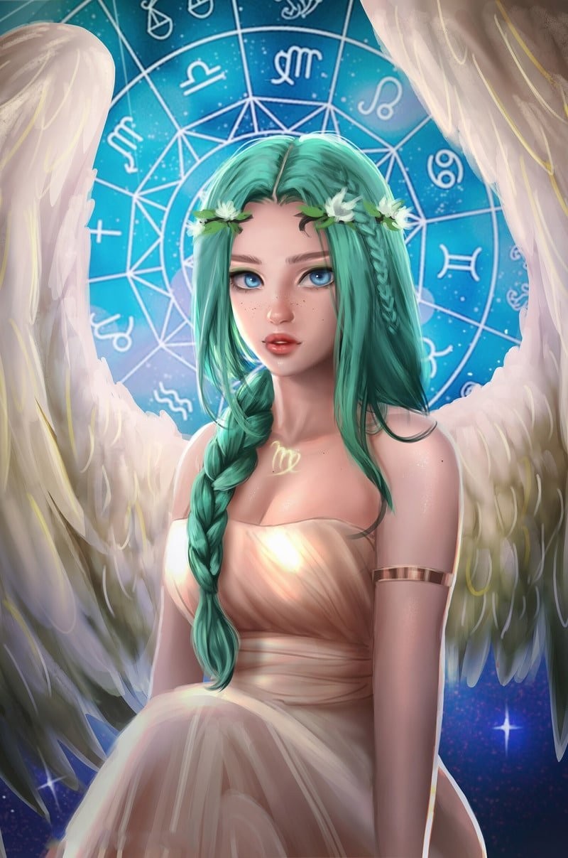 Một hình tượng cung Xử Nữ anime đầy sự tỉ mỉ và cẩn trọng trong từng cử chỉ