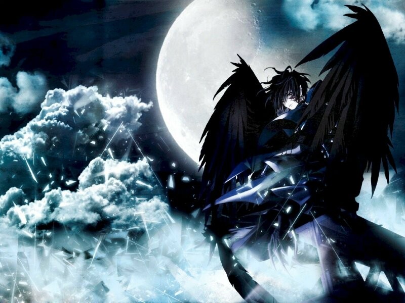 Nam ma cà rồng anime với ánh mắt sắc lạnh và khí chất quyền lực