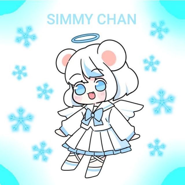 Nét dễ thương của Simmy thể hiện qua đôi mắt long lanh và nụ cười nhẹ nhàng
