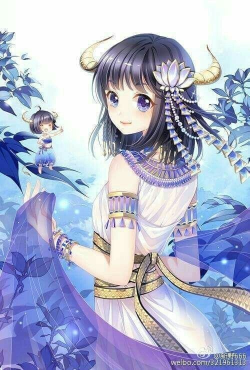 Nét duyên dáng và bí ẩn của cung Ma Kết thể hiện qua hình ảnh anime