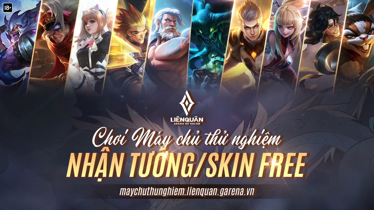 Nhận tướng và skin miễn phí