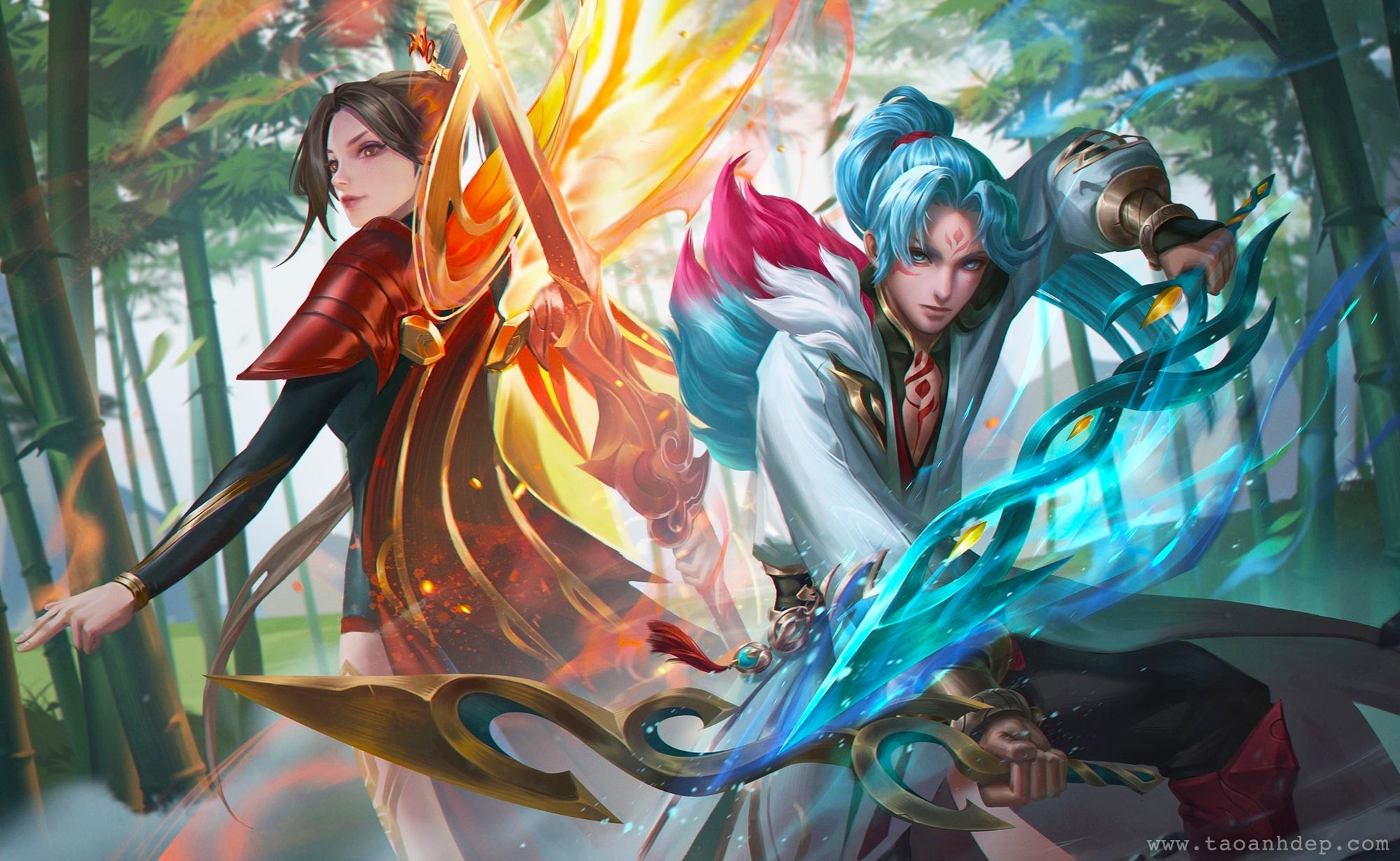 Nhân vật anime Liên Quân trong trận chiến cam go