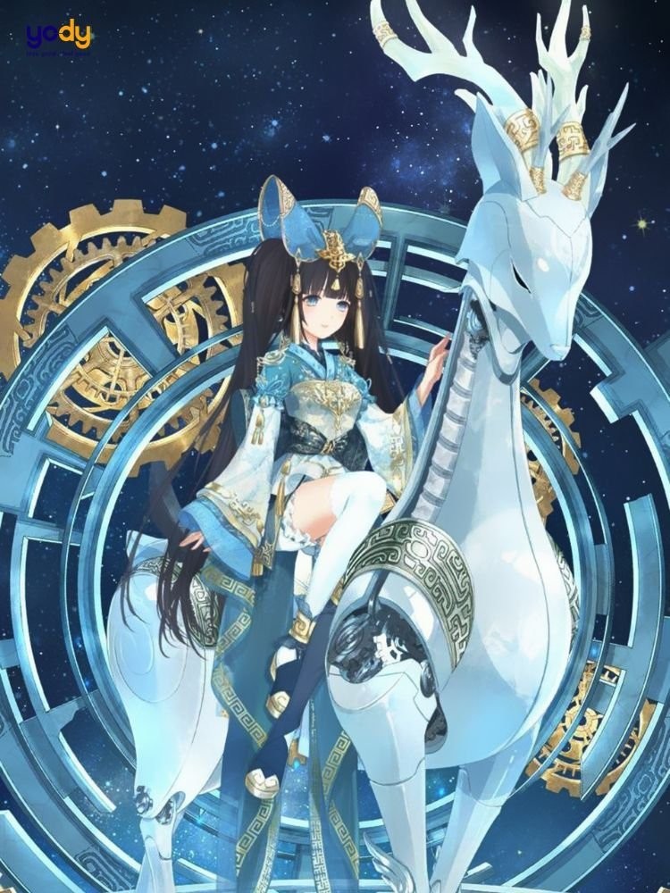 Nhân vật Nhân Mã anime tràn đầy năng lượng