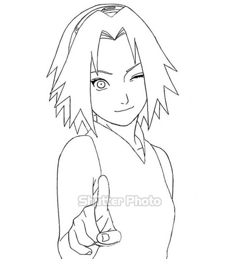 Nhân vật Sakura trong phim hoạt hình Naruto