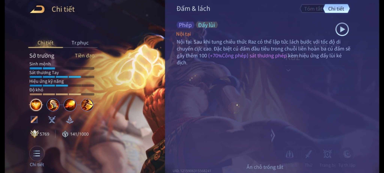 Nội tại: Đấm và Lách