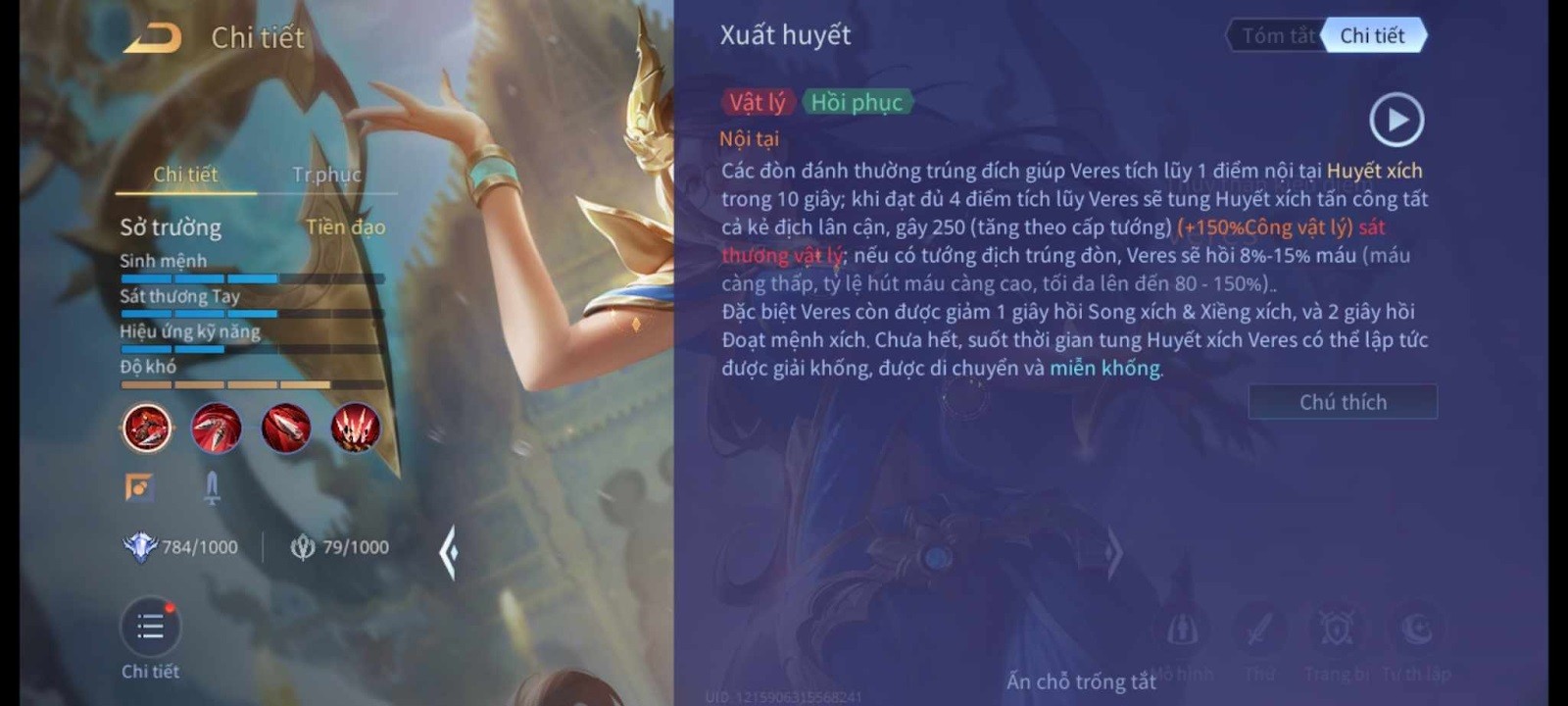 Nội tại Xuất huyết của Veres