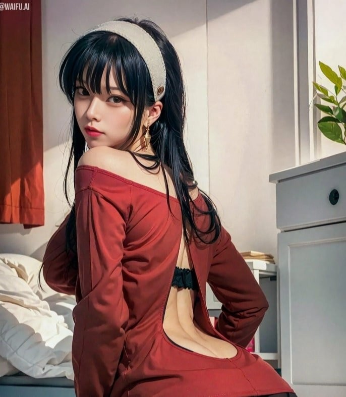 Nụ cười dịu dàng của Yor phản ánh vẻ nữ tính nhưng không kém phần mạnh mẽ