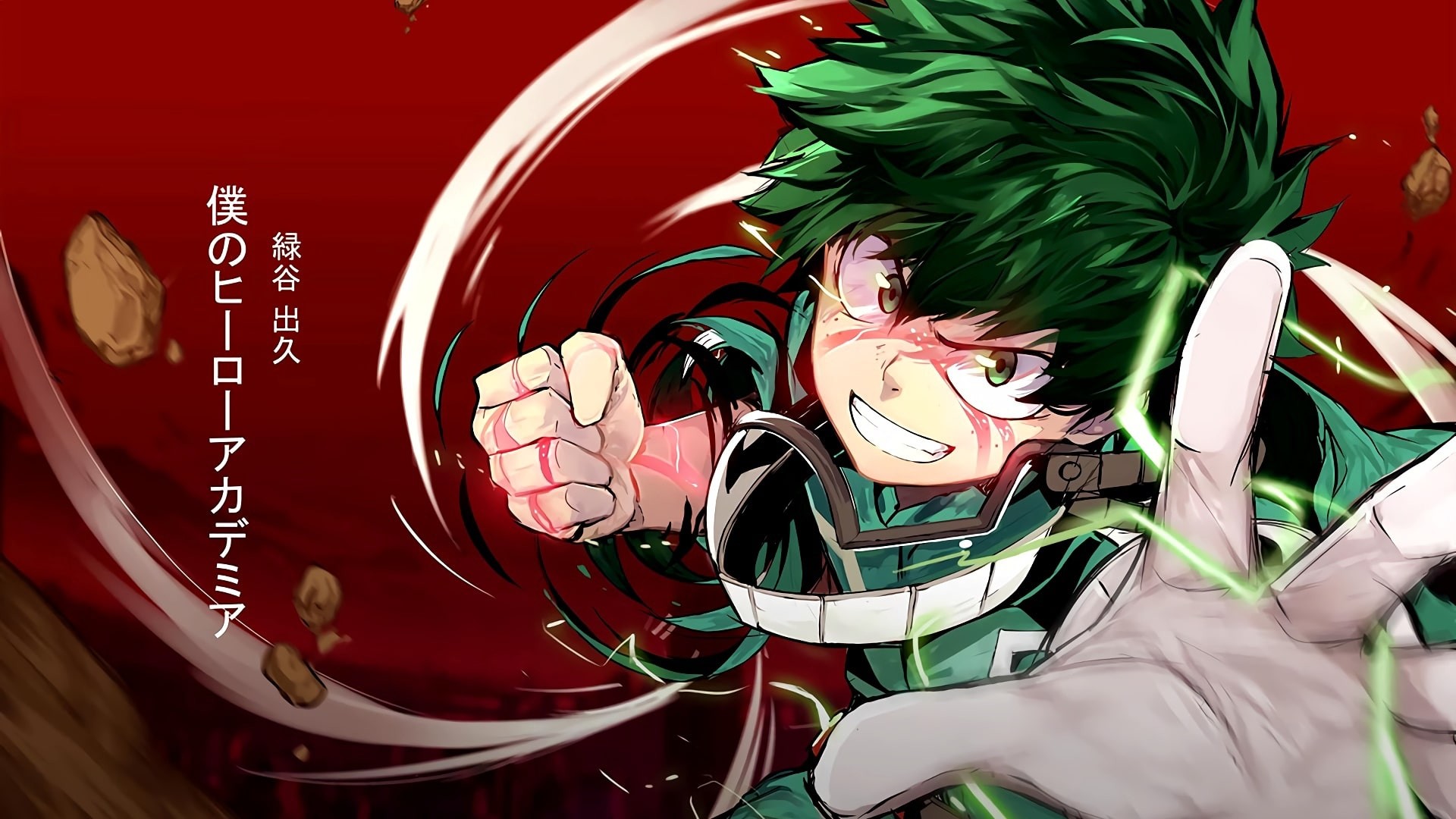 Nụ cười nhẹ nhưng quyết tâm của Izuku