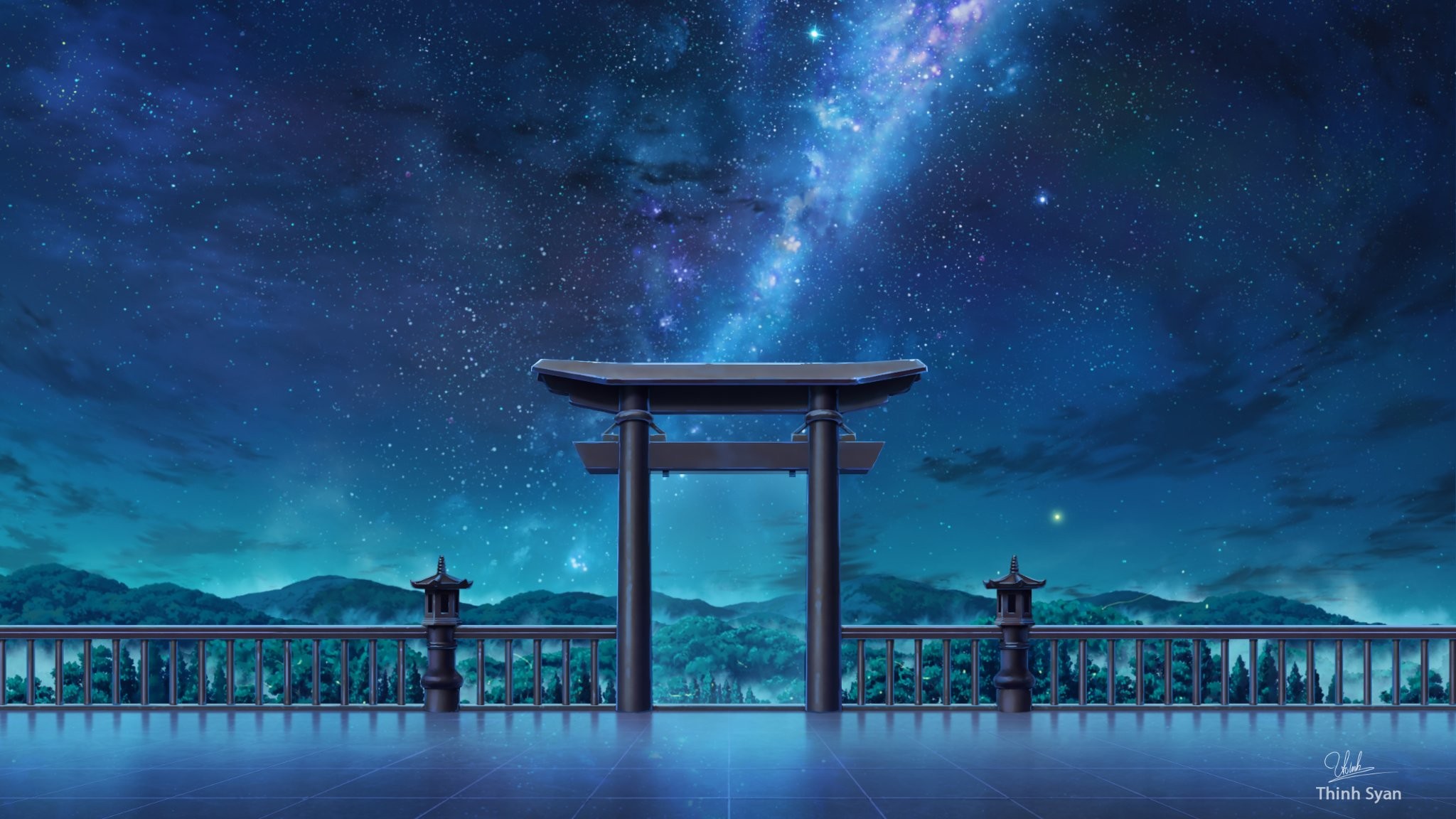 Phố cổ Việt Nam trong anime