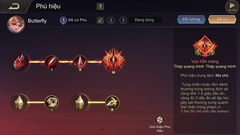 Phù hiệu cho Butterfly ở mùa giải mới