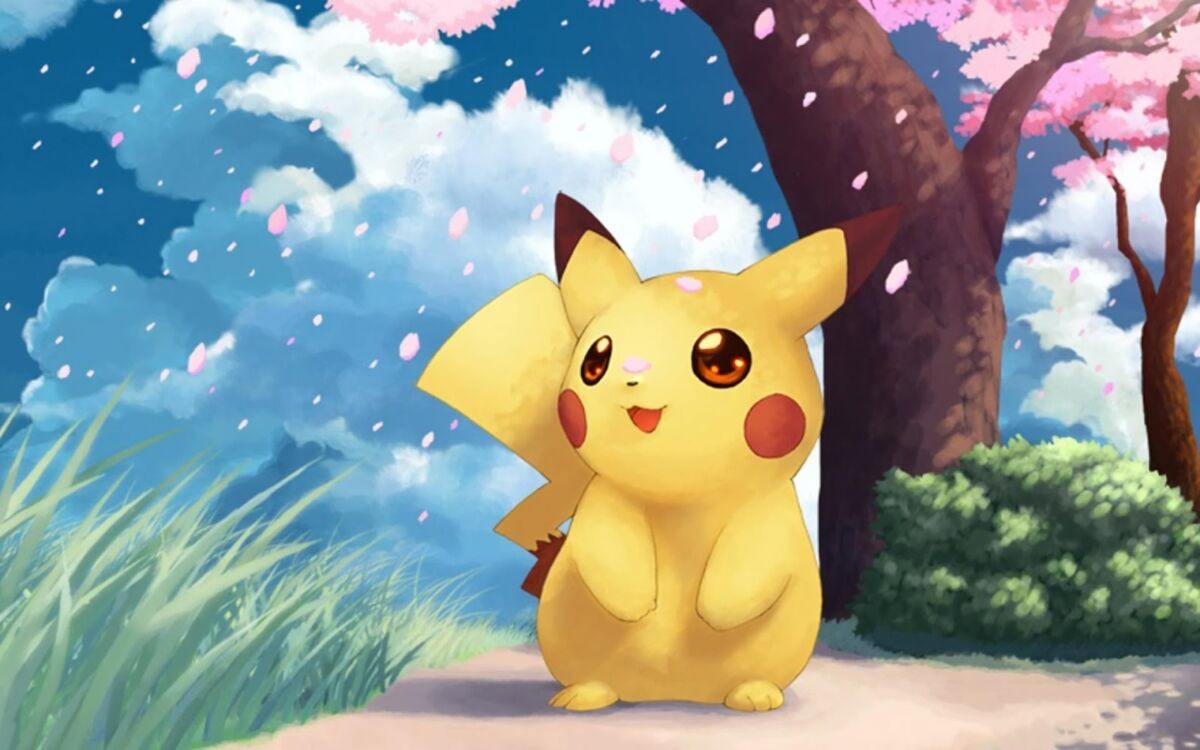 Pikachu cute đầy năng lượng
