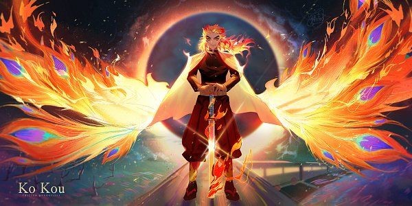 Rengoku đầy khí chất, gương mặt không chút sợ hãi khi đứng trước hiểm nguy