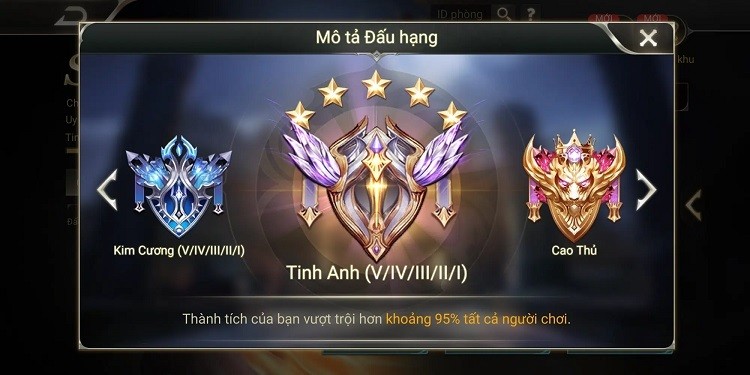reset rank lien quan 2