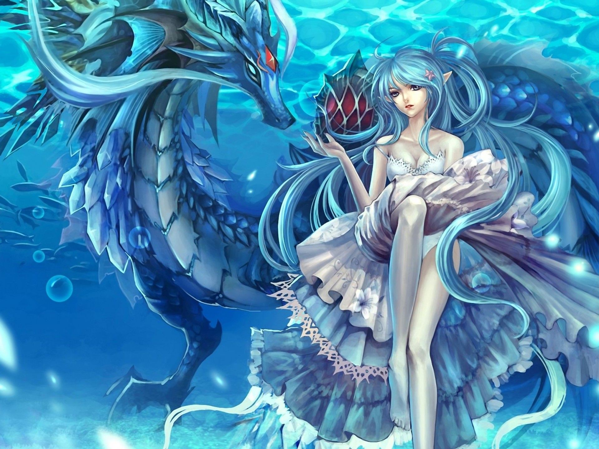 Rồng anime mạnh mẽ và uyển chuyển
