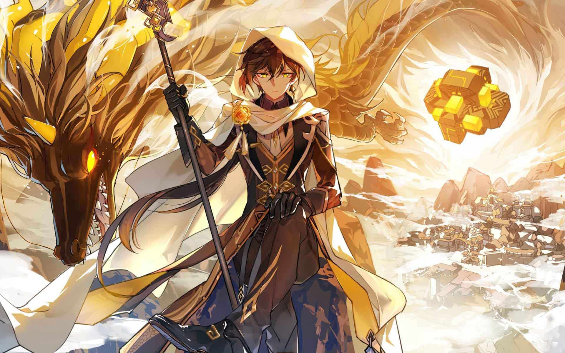 Rồng anime oai vệ và đầy sức mạnh