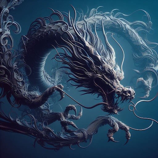 Rồng anime oai vệ