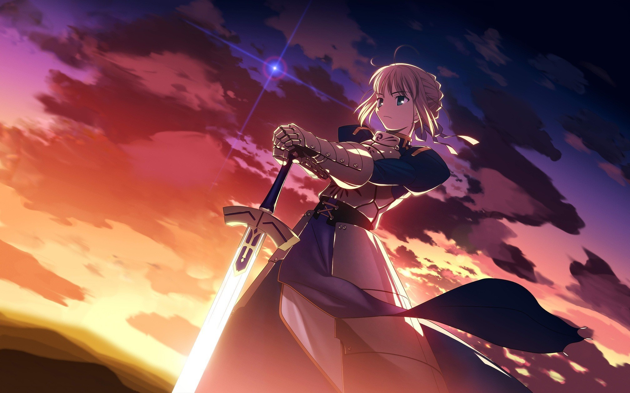 Saber và Shirou Emiya