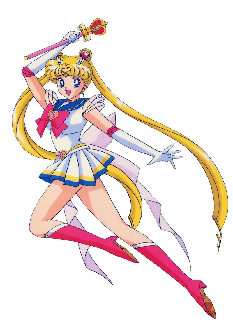 Sailor Moon giữa bầu trời đầy sao