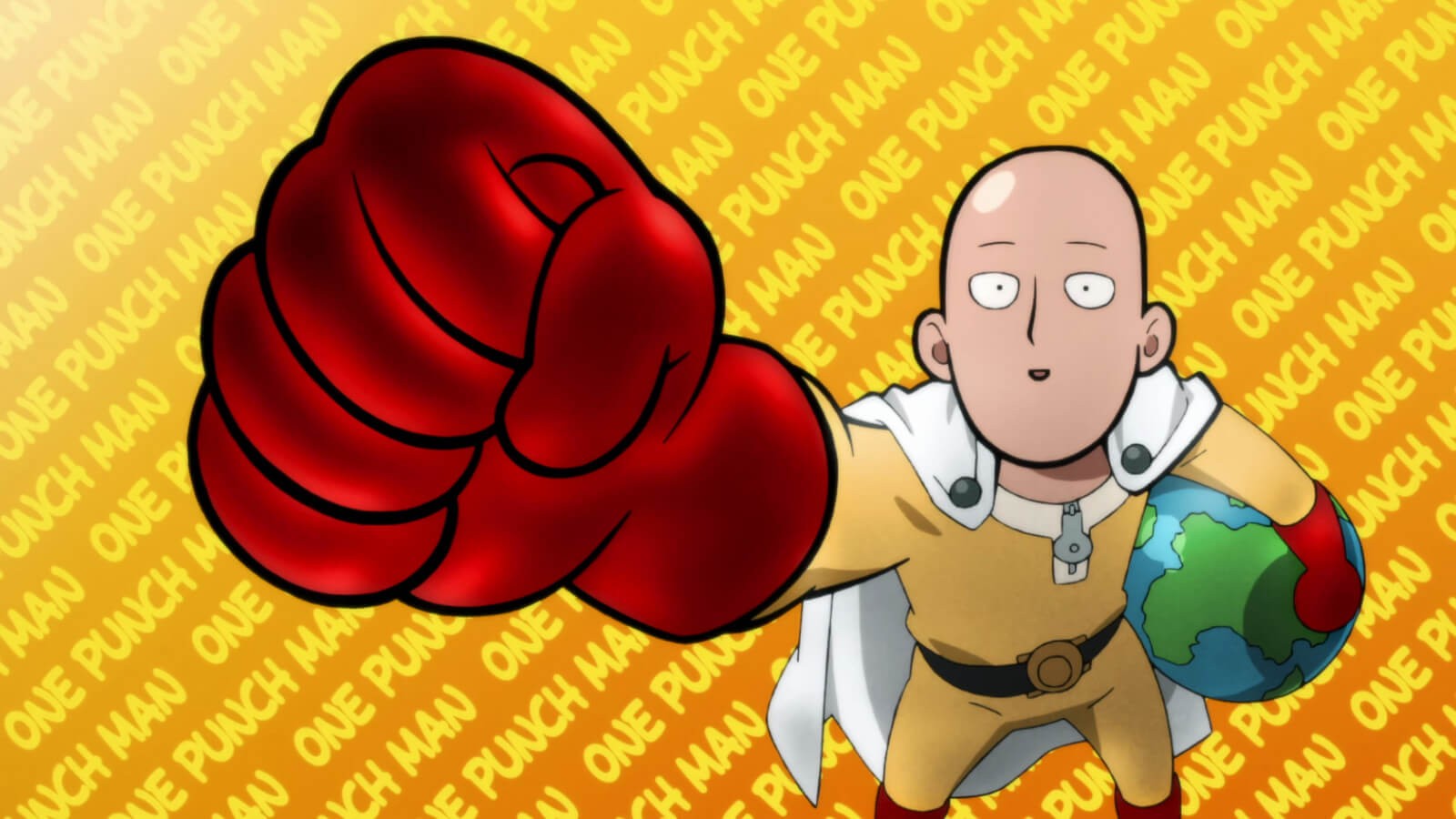 Saitama hài khi anh vô tình thể hiện một biểu cảm ngây ngô và hài hước