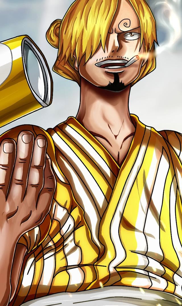 Sanji quan sát đối thủ từ xa